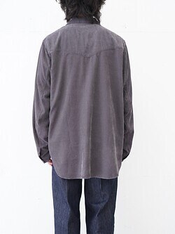 saby 女士 & 男士 LAPEL SHIRTS- 21W Corduroy Sun Fade Processing - 图片12