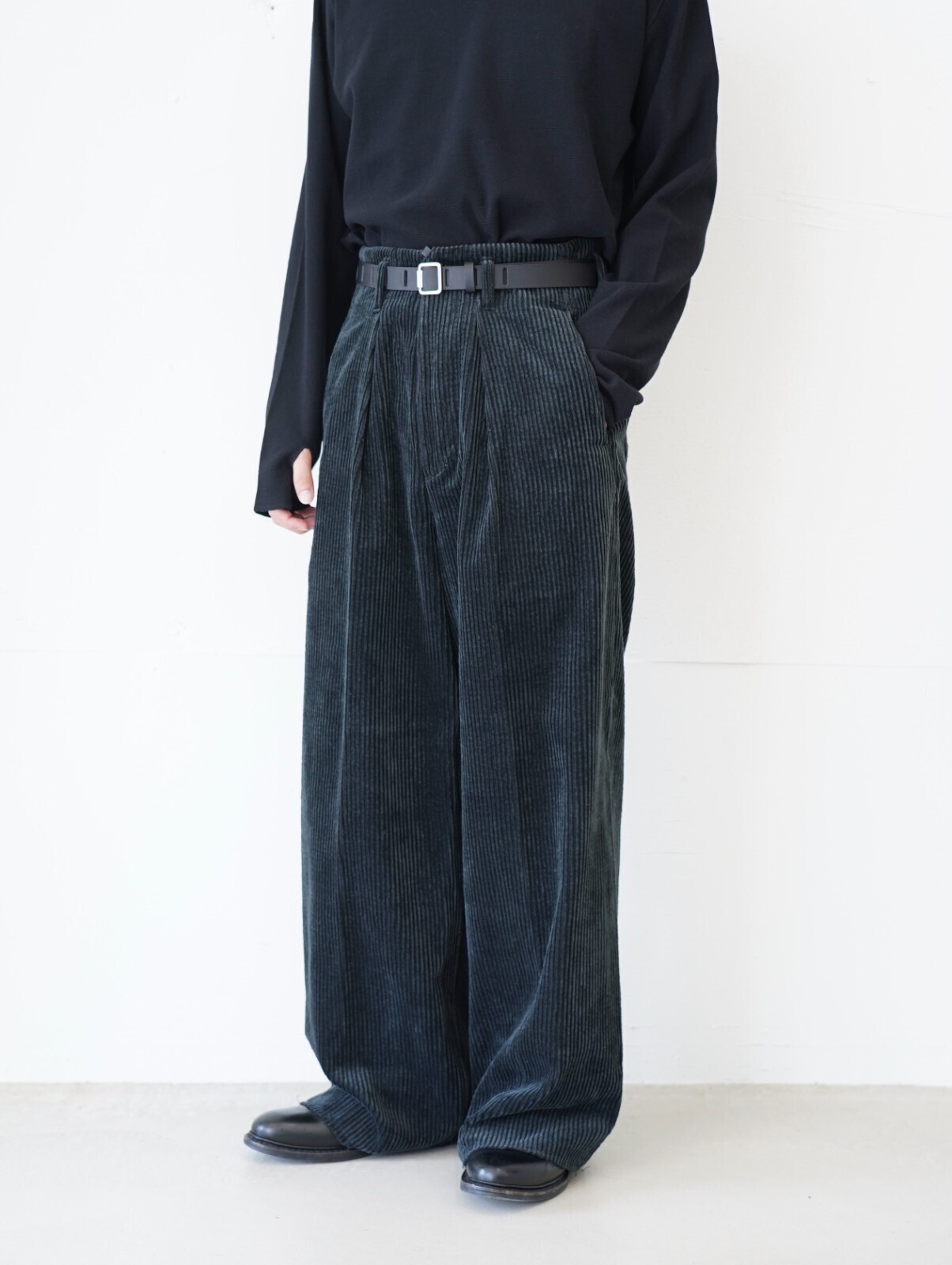 saby 女裝 & 男裝 TUCK-BAGGY TYPE 3- Enshu Japan Soft Cord FAB - 圖片4