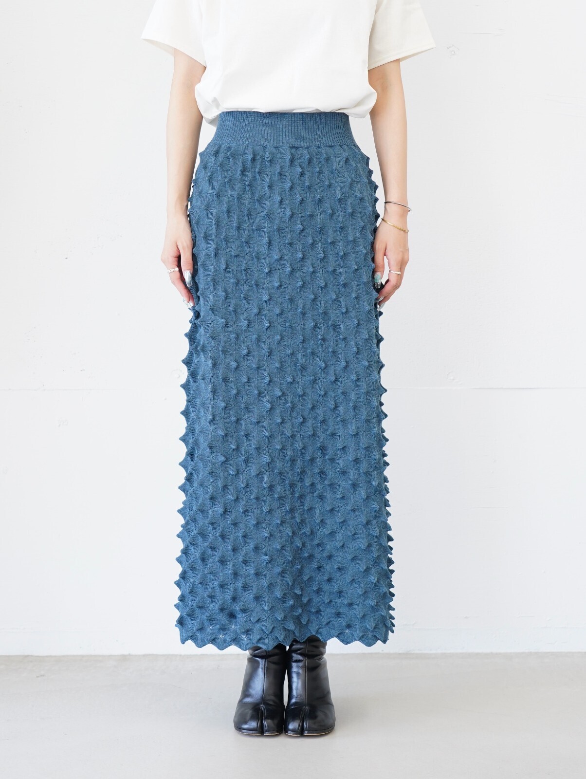 OPEN SESAME CLUB 여성 durian long skirt (25AW) 이미지8