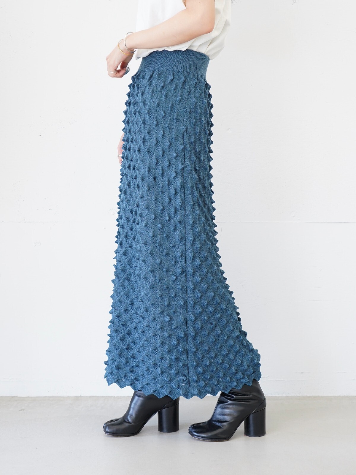 OPEN SESAME CLUB 여성 durian long skirt (25AW) 이미지11