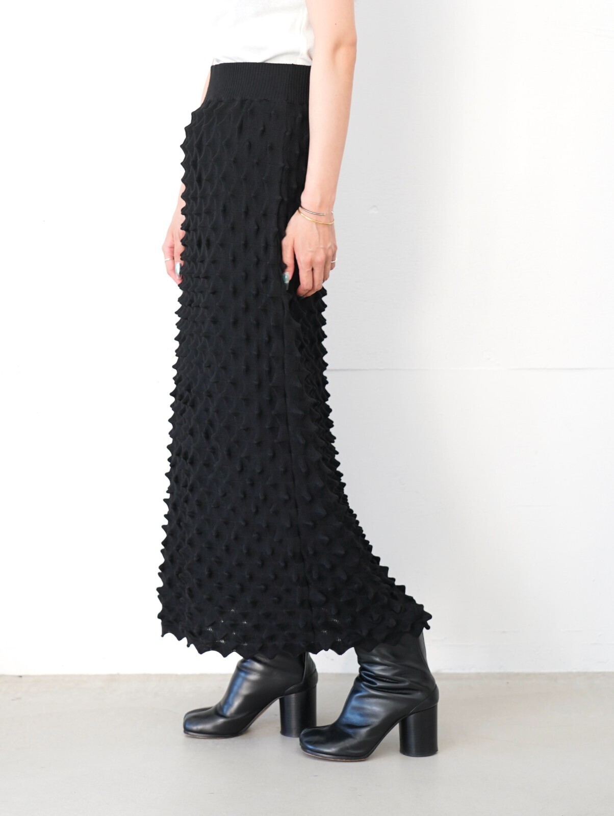 OPEN SESAME CLUB 여성 durian long skirt (25AW) 이미지19