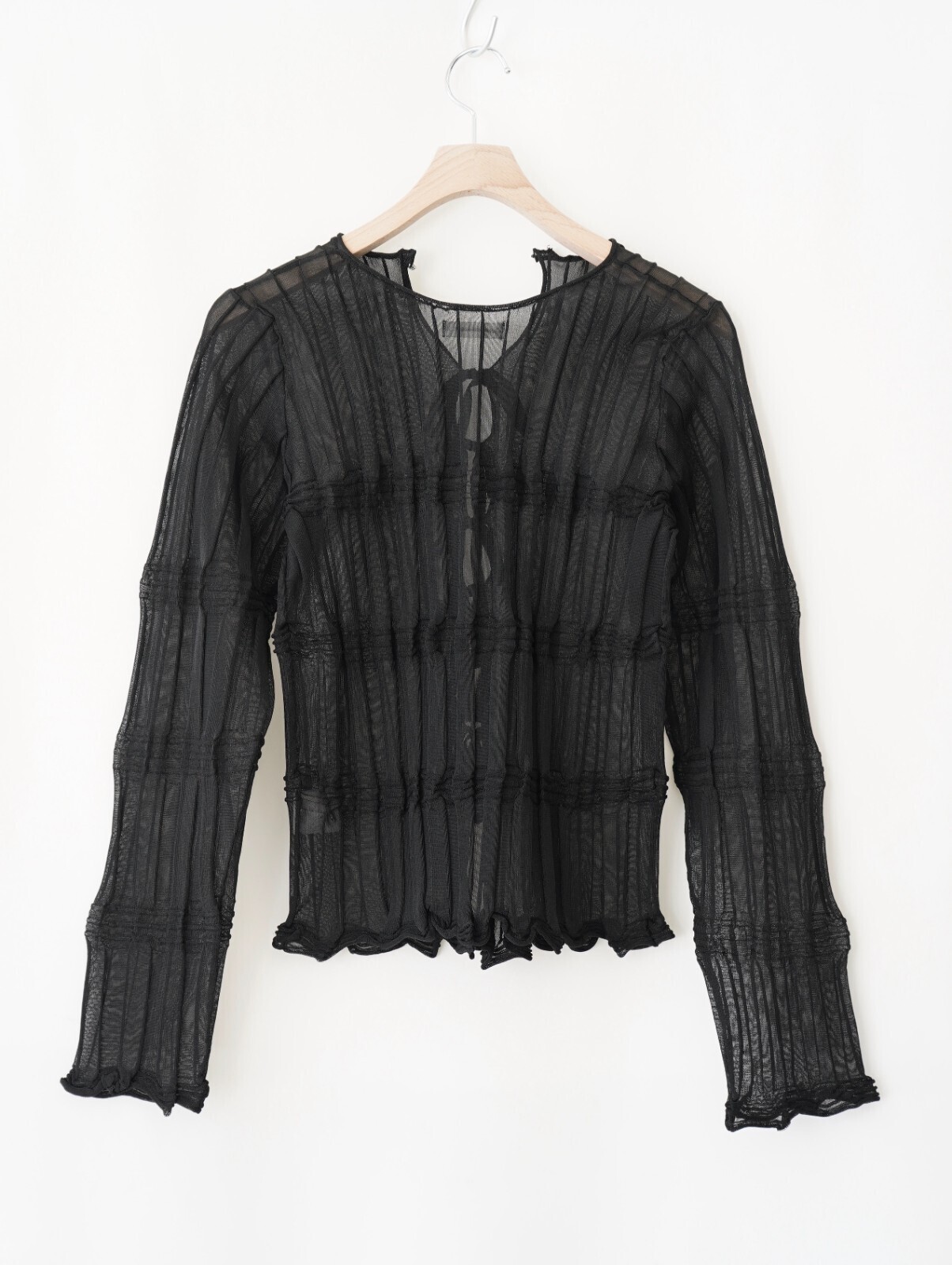 OPEN SESAME CLUB 여성 sheer flow cardigan 이미지10