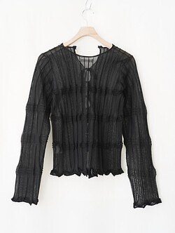 OPEN SESAME CLUB 女士 sheer flow cardigan 圖片10