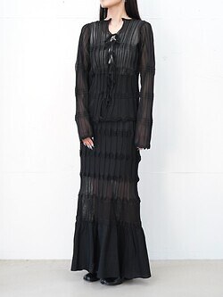 OPEN SESAME CLUB 女士 sheer flow 2way skirt 圖片5