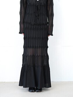 OPEN SESAME CLUB 女士 sheer flow 2way skirt 圖片2