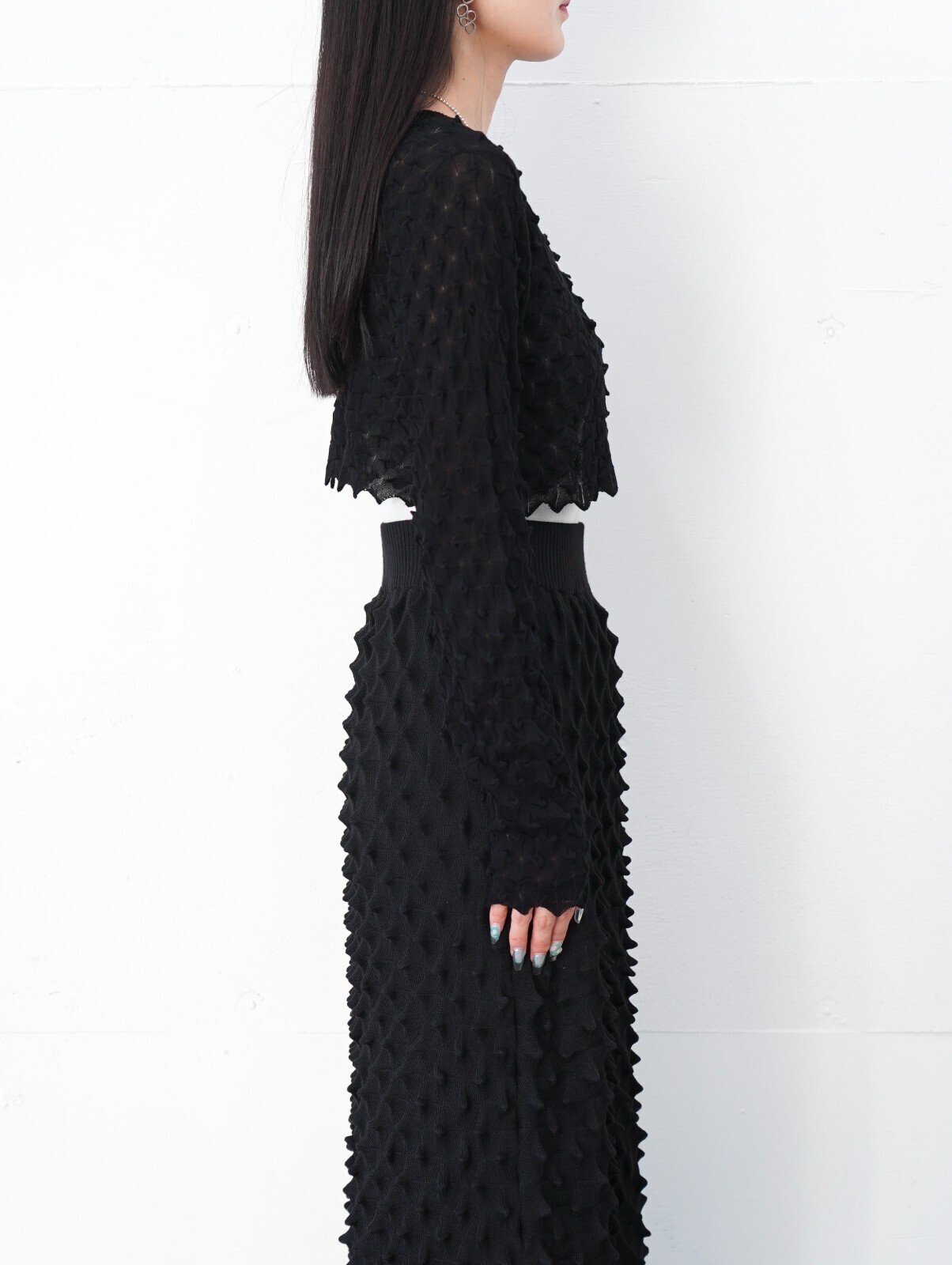 OPEN SESAME CLUB 여성 ice cotton short cardigan (25AW) 이미지2