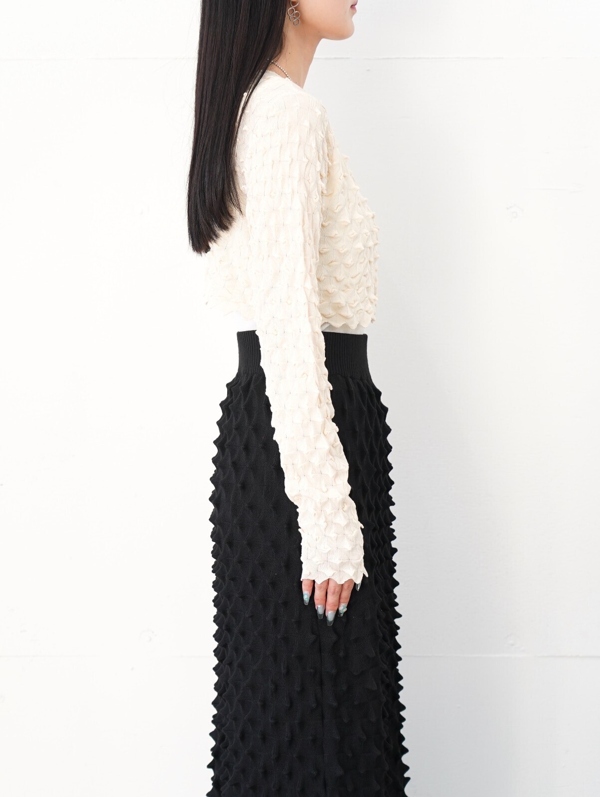 OPEN SESAME CLUB 여성 ice cotton short cardigan (25AW) 이미지12