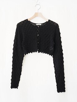 OPEN SESAME CLUB 女裝 ice cotton short cardigan (25AW) 圖片6