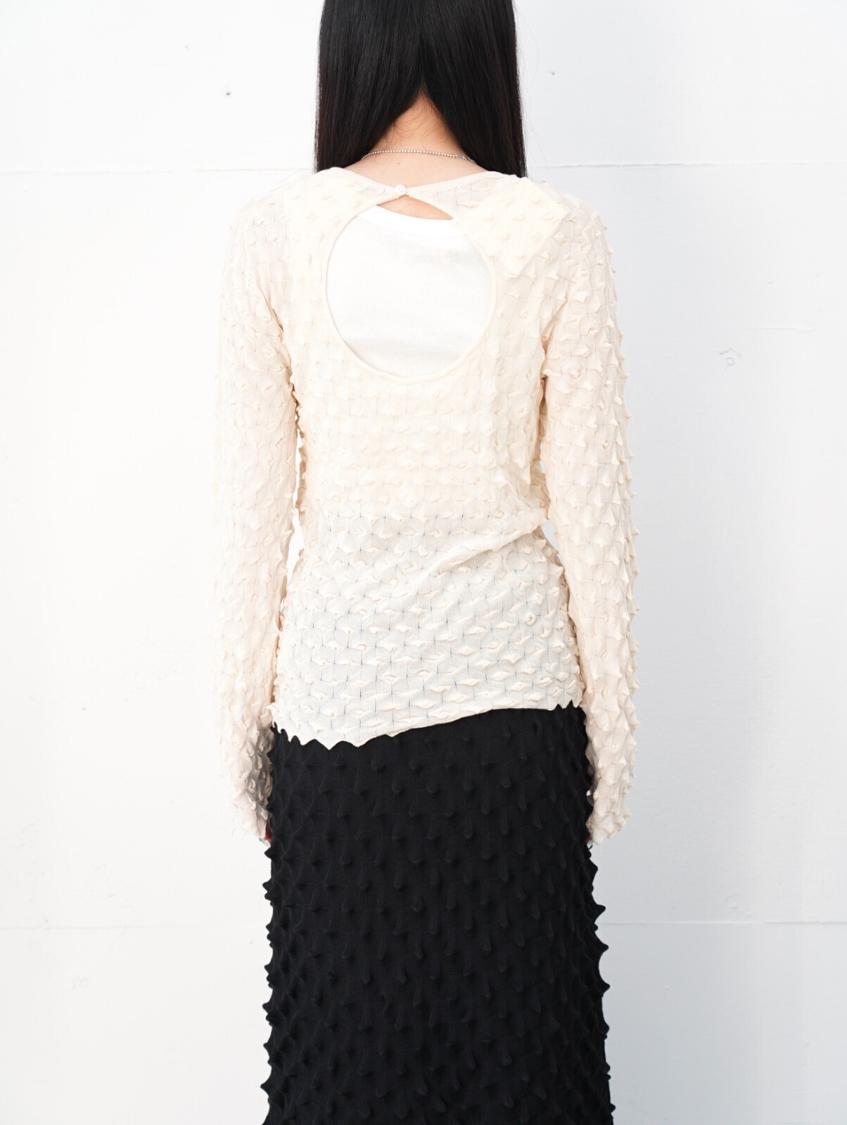 OPEN SESAME CLUB 여성 ice cotton tops (25AW) 이미지13