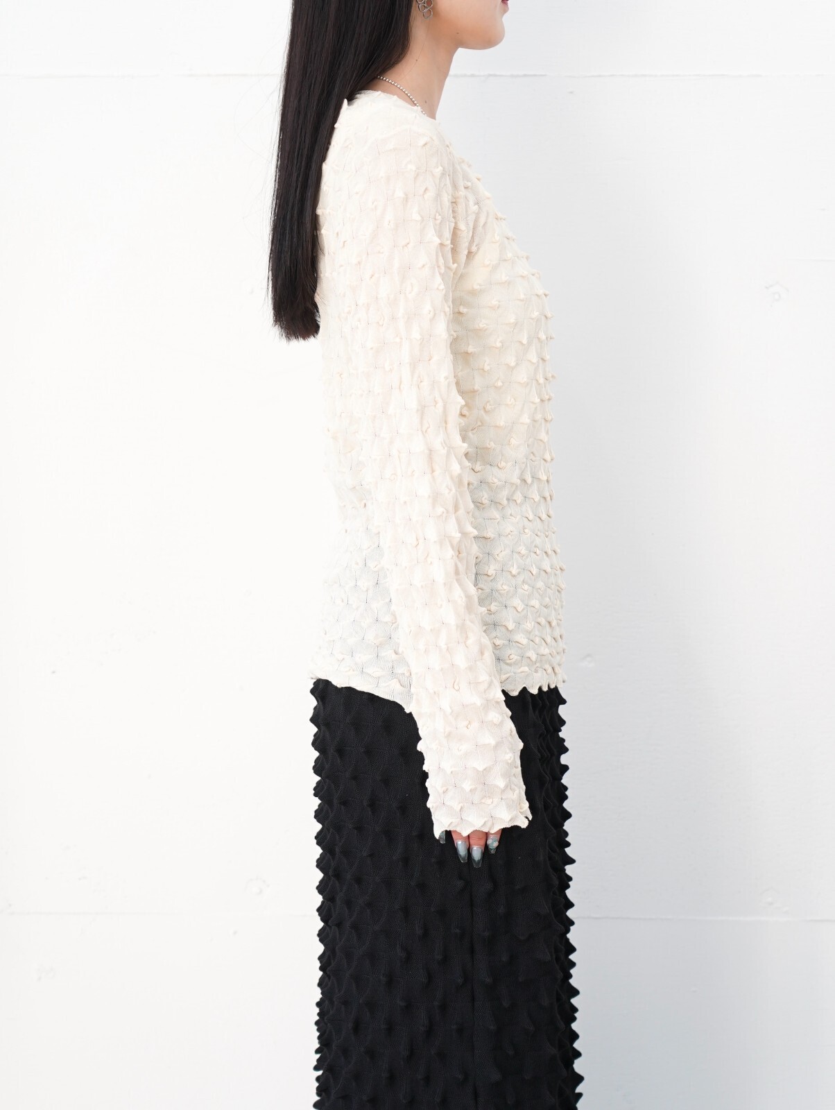 OPEN SESAME CLUB 여성 ice cotton tops (25AW) 이미지12