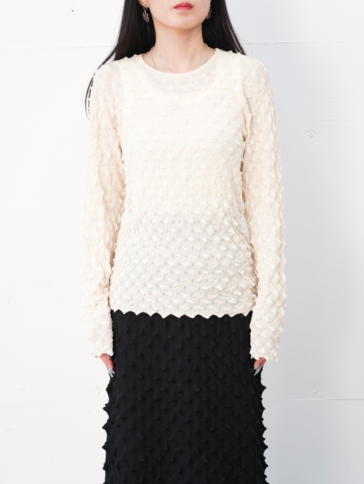 OPEN SESAME CLUB 여성 ice cotton tops (25AW) 이미지11