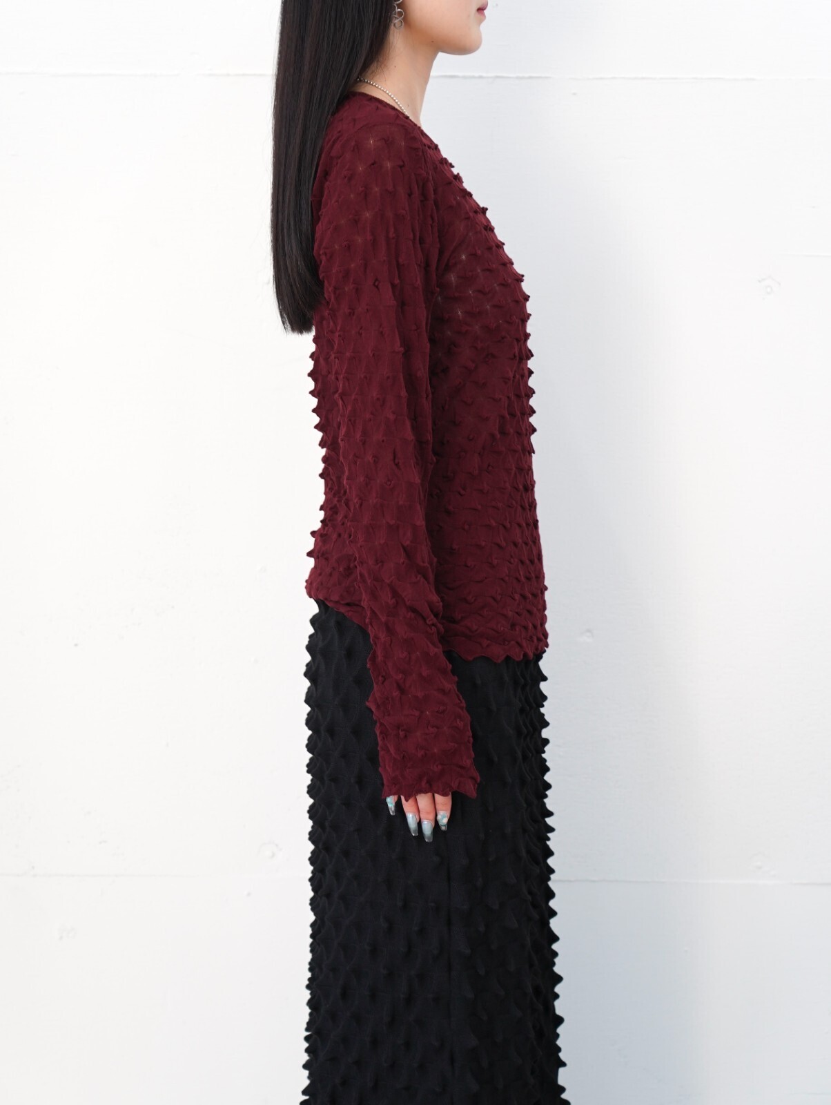 OPEN SESAME CLUB 여성 ice cotton tops (25AW) 이미지2