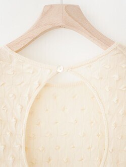 OPEN SESAME CLUB 女士 ice cotton tops (25AW) 圖片18