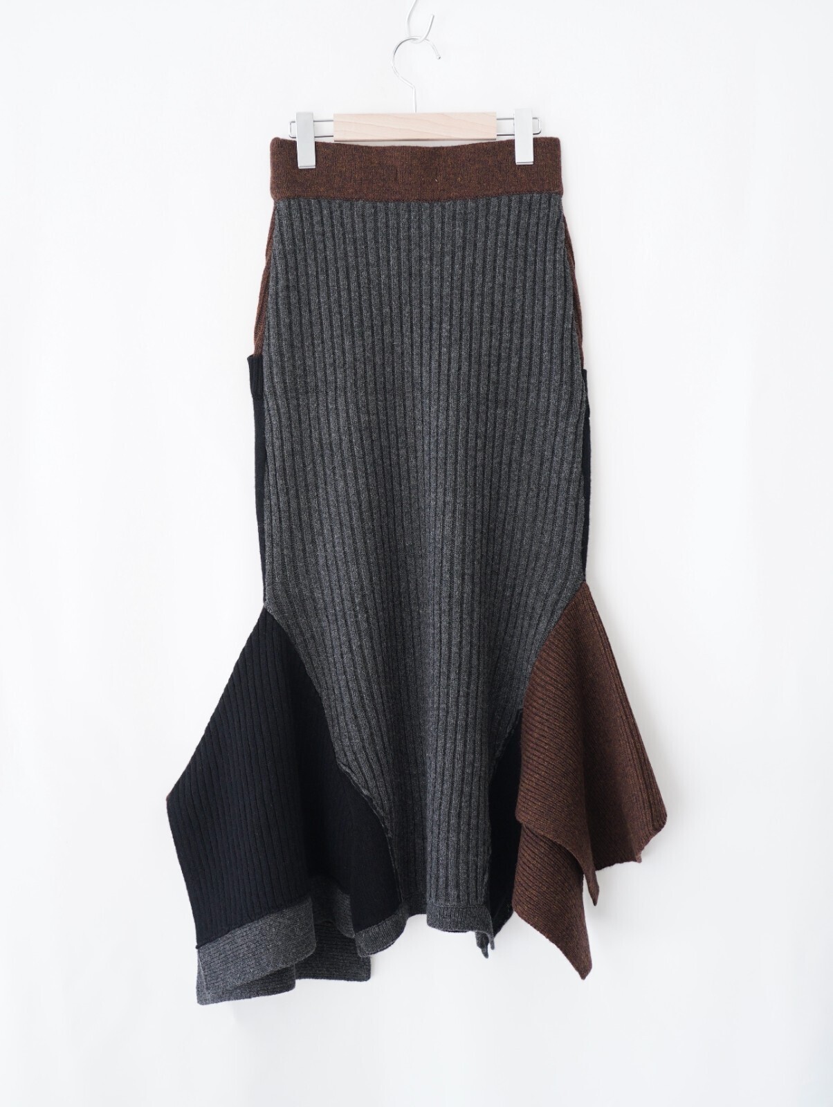 OPEN SESAME CLUB WOMENS sculpt long skirt IMAGE10