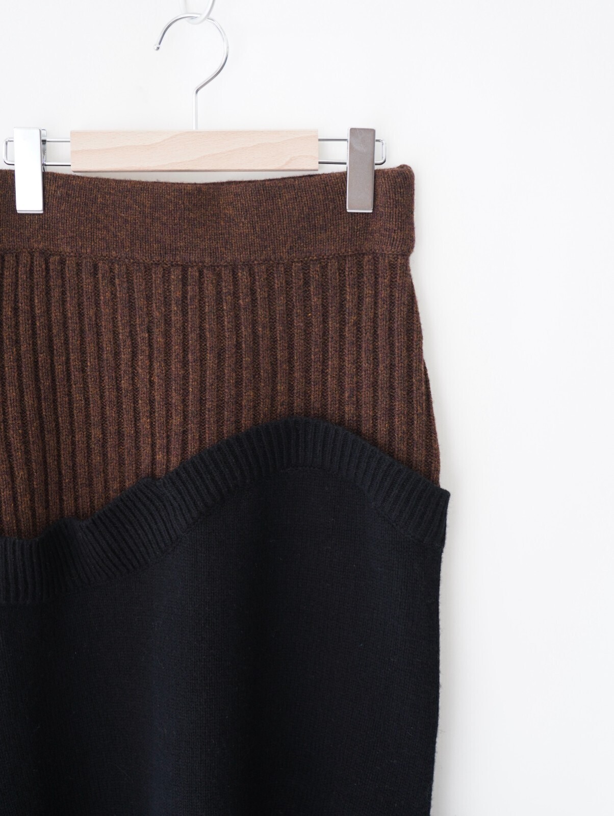 OPEN SESAME CLUB WOMENS sculpt long skirt IMAGE7