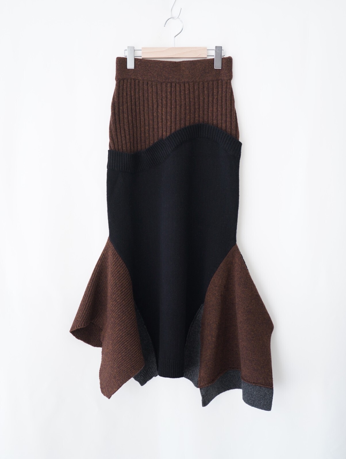 OPEN SESAME CLUB WOMENS sculpt long skirt IMAGE6