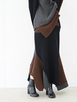 OPEN SESAME CLUB 女士 sculpt long skirt 图片5