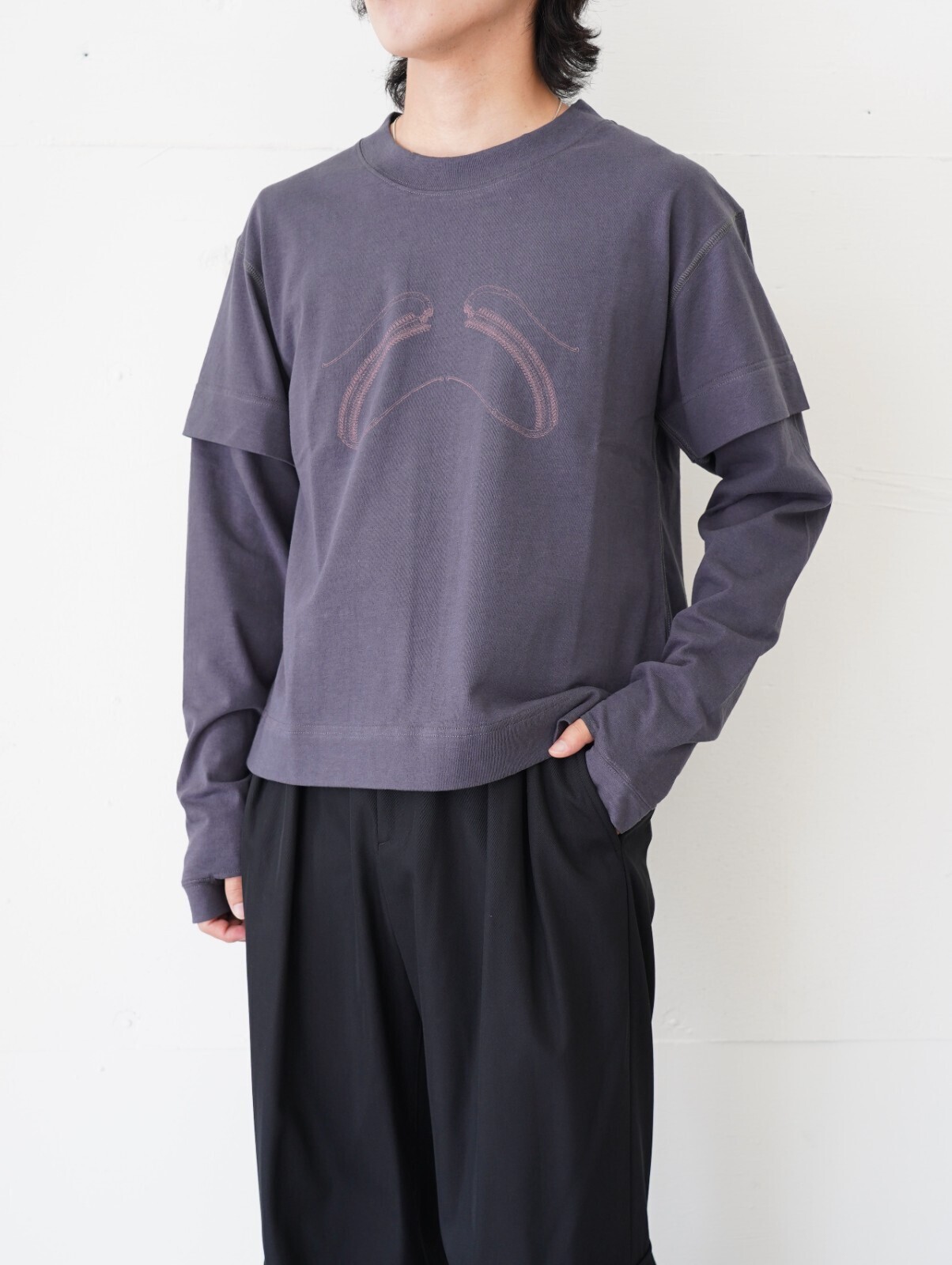 ジェンイェ メンズ 25 LS TEE (×Jinjinneedle) 画像4