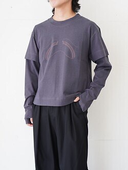 JIAN YE MENS 25 LS TEE (×Jinjinneedle) IMAGE4