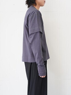 JIAN YE MENS 25 LS TEE (×Jinjinneedle) IMAGE2
