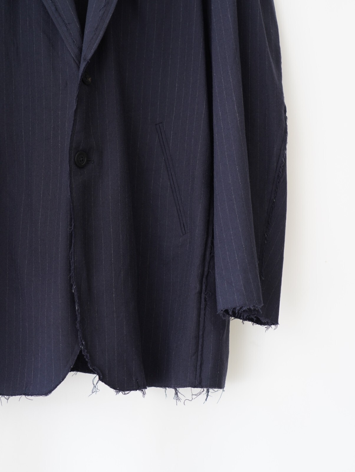 アンセム エー レディース & メンズ フランネルストライプブロークンジャケット 画像8