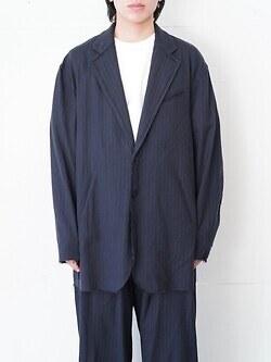 ANTHEM A 女裝 & 男裝 FLANNEL STRIPE BROKEN JACKET 圖片2