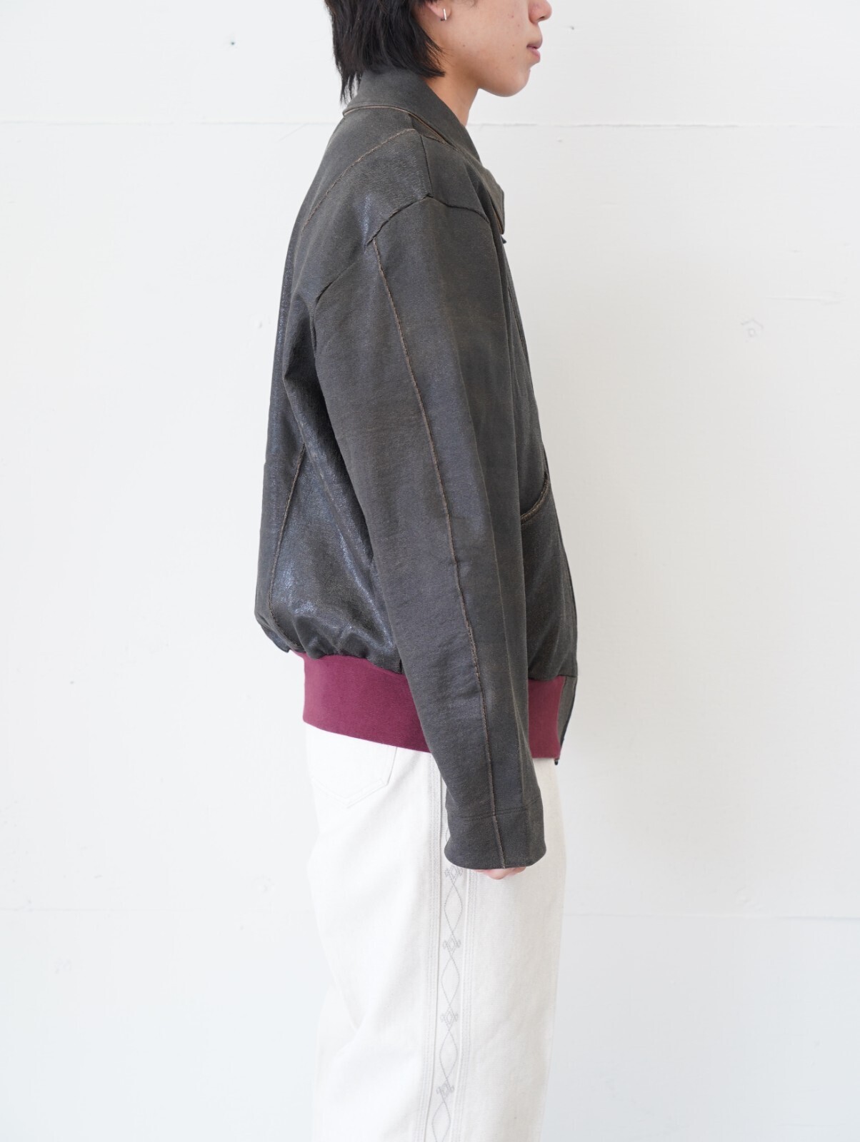 アンセム エー レディース & メンズ クラックテリーブルゾン 画像2