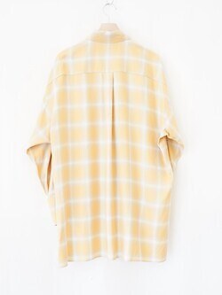 ANTHEM A 여성 & 남성 EMBROIDERY RAYON OMBRE CHECK SHIRTS 이미지2