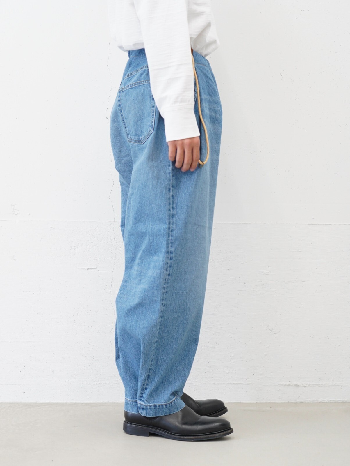 アンセム エー レディース & メンズ ウォッシュドデニム ノーブレイナーパンツ 画像15