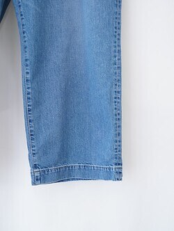 ANTHEM A 여성 & 남성 WASHED DENIM NO-BRAINER PANTS 이미지21
