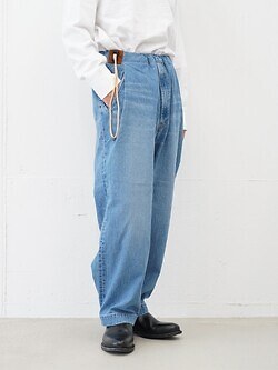 ANTHEM A 여성 & 남성 WASHED DENIM NO-BRAINER PANTS 이미지17