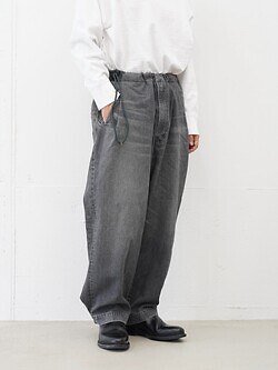 ANTHEM A 여성 & 남성 WASHED DENIM NO-BRAINER PANTS 이미지5