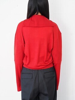 アンセム エー レディース & メンズ ウォッシャブルウールボリュームスリーブジャージー 画像14
