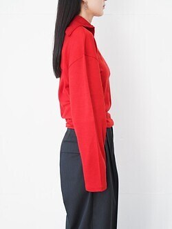 アンセム エー レディース & メンズ ウォッシャブルウールボリュームスリーブジャージー 画像13