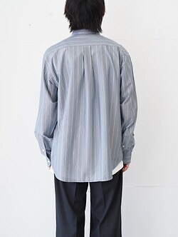 KANEMASA PHIL. 女士 & 男士 46G Modest Stripe Shirt 圖片3