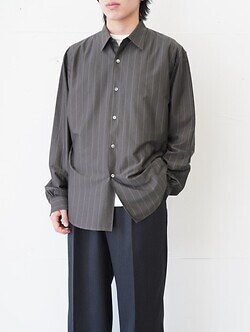 KANEMASA PHIL. 女士 & 男士 46G Modest Stripe Shirt 圖片14