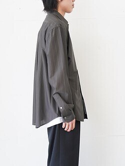 KANEMASA PHIL. 女士 & 男士 46G Modest Stripe Shirt 圖片12