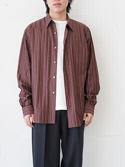 KANEMASA PHIL. 女士 & 男士 46G Modest Stripe Shirt 圖片25