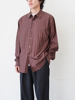 KANEMASA PHIL. 女士 & 男士 46G Modest Stripe Shirt 圖片24