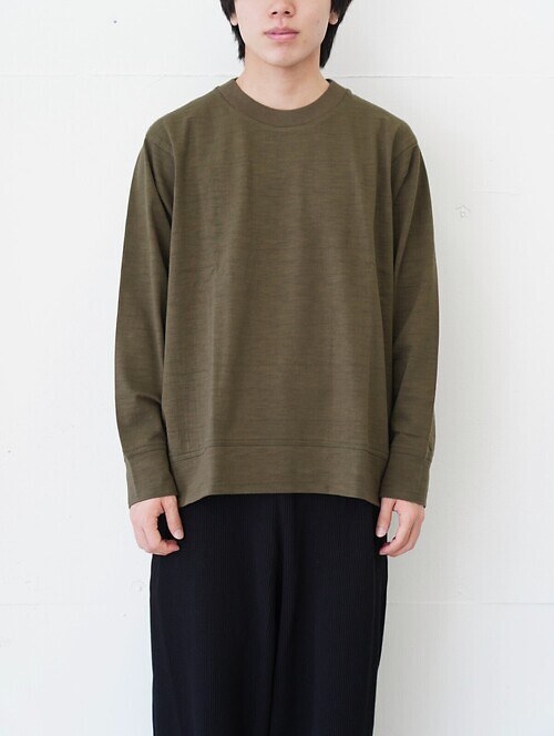 l/s crewneck tee (25AW)｜WONDER ROOM WOMENS & MENS