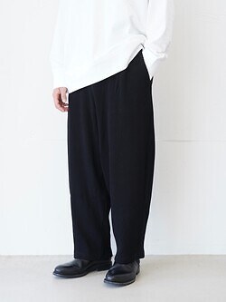 WONDER ROOM WOMENS & MENS waffle slacks (25AW) IMAGE4