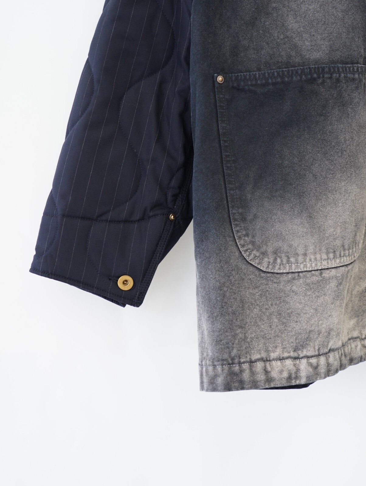 コッキ メンズ ヴィンテージエフェクトワークコート 画像9