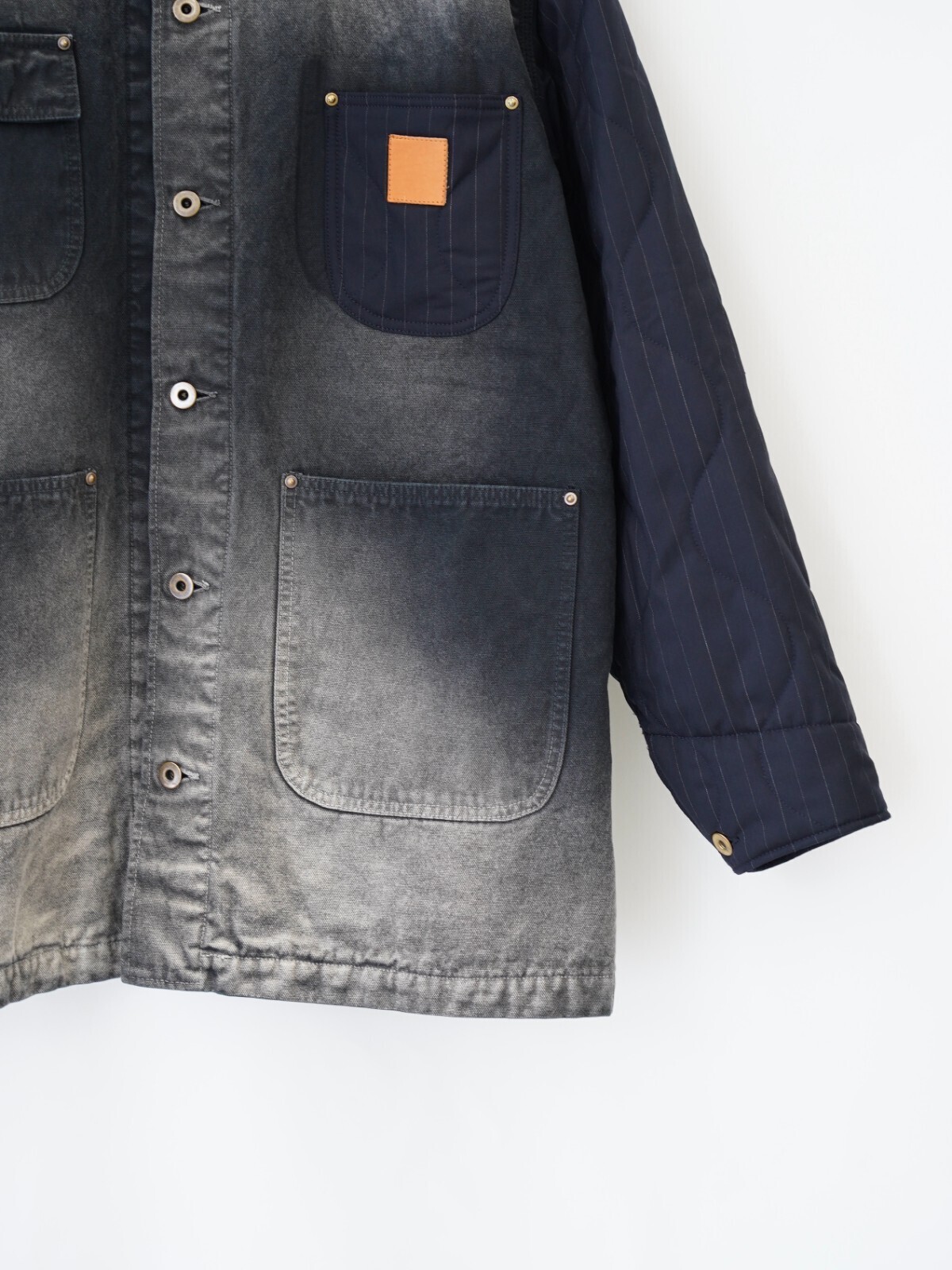 コッキ メンズ ヴィンテージエフェクトワークコート 画像7