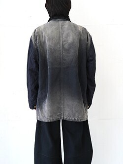コッキ メンズ ヴィンテージエフェクトワークコート 画像3