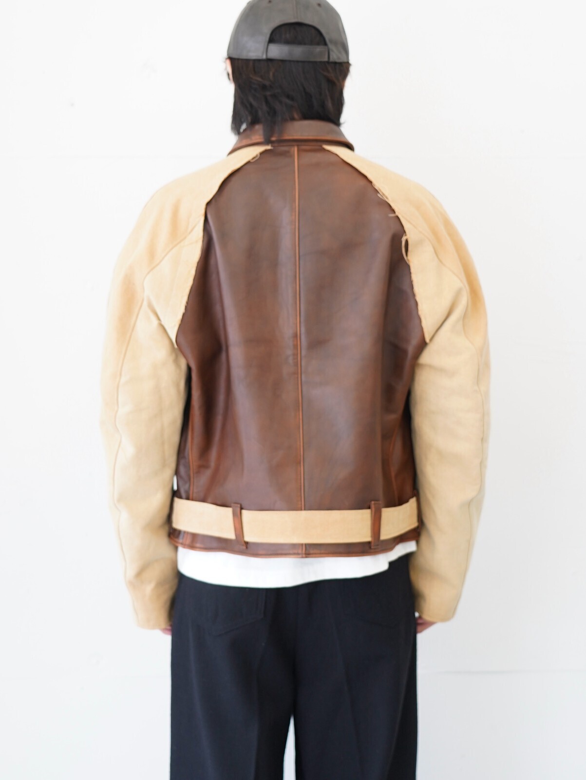 ヒローキ様　レザーJKT コーデュロイエフェクト スエード NAUTICA/Fade Washed Corduroy Blouzon｜Daytona Park(FREAK'S