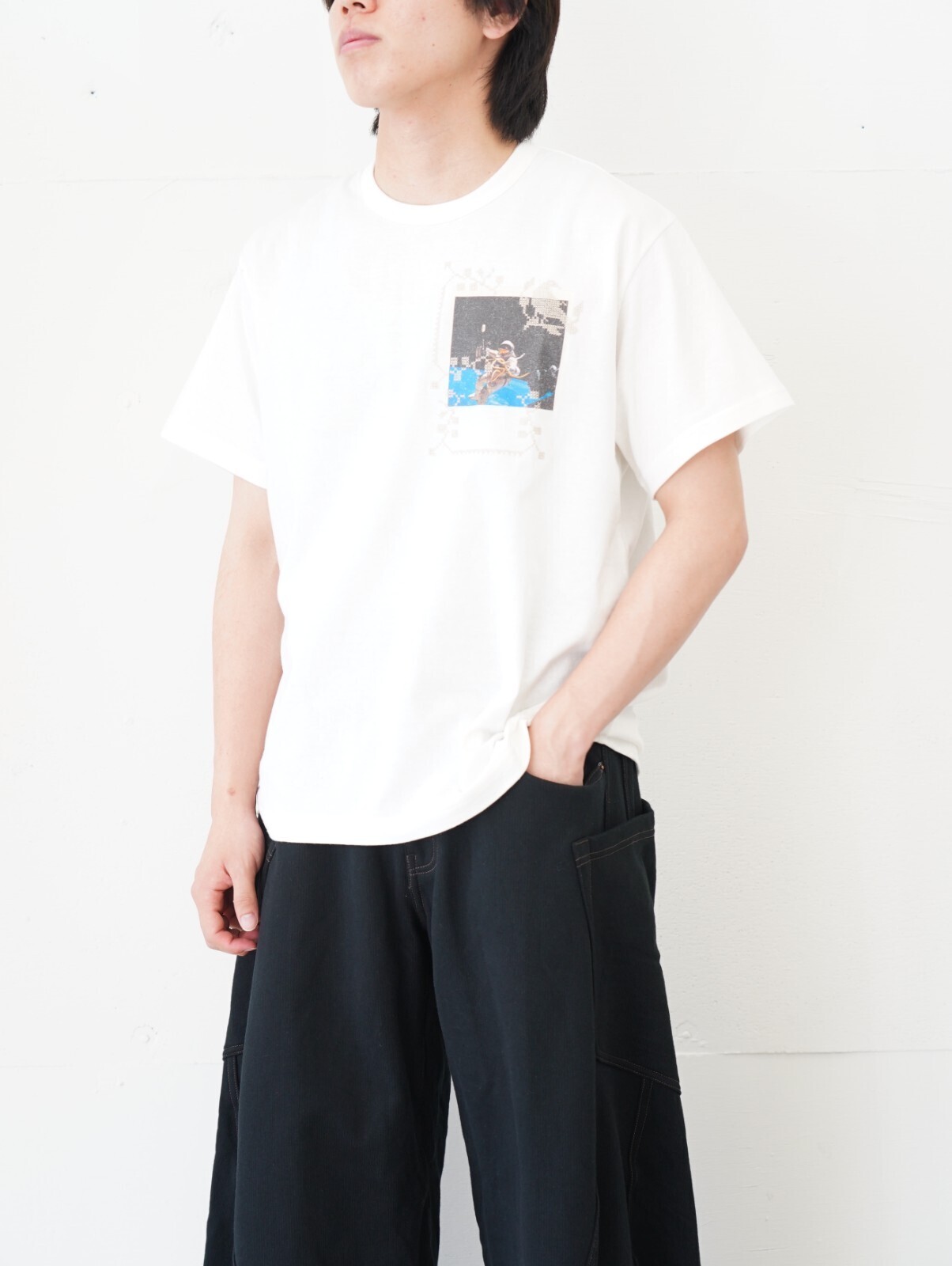 コッキ レディース & メンズ エンブロイダリー&プリントデザインTシャツ 画像4