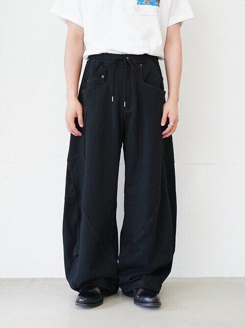 3D cutting sweat pants｜KHOKI 男士