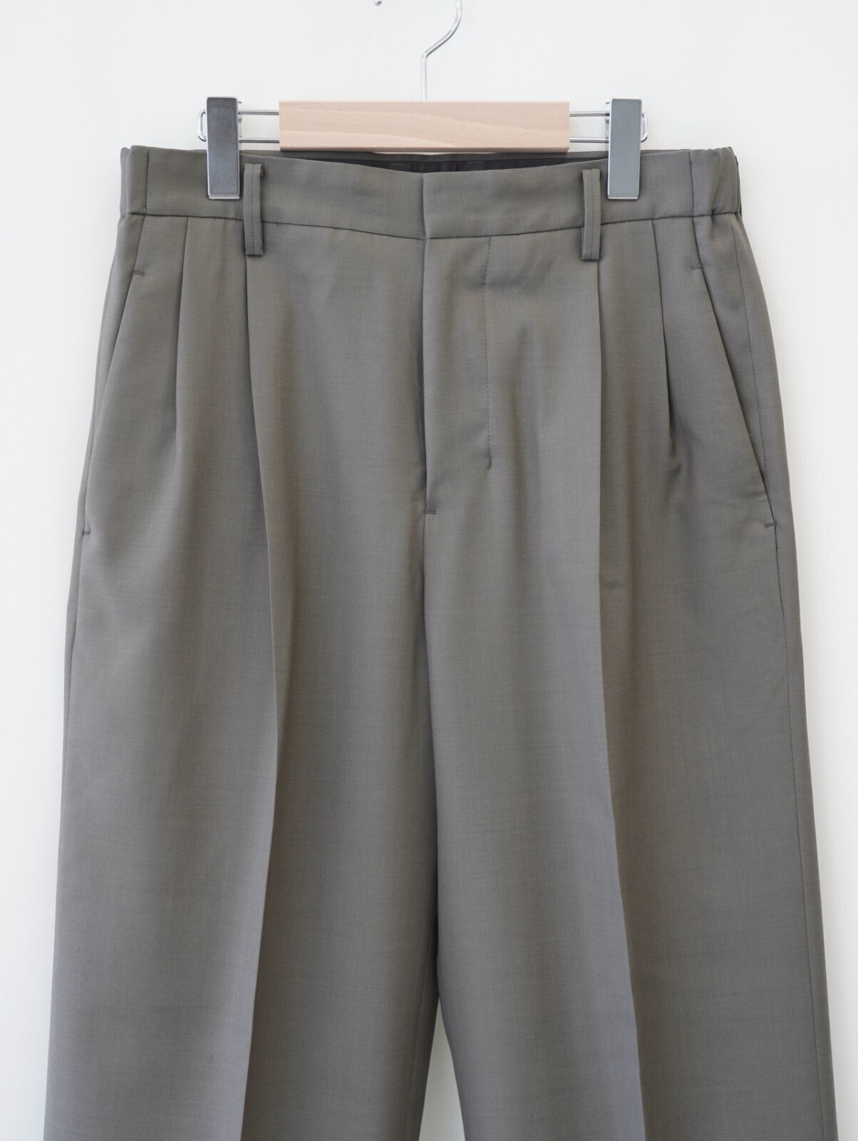 IRENISA MENS TWO TUCKS WIDE TROUSERS (25AW) IMAGE19