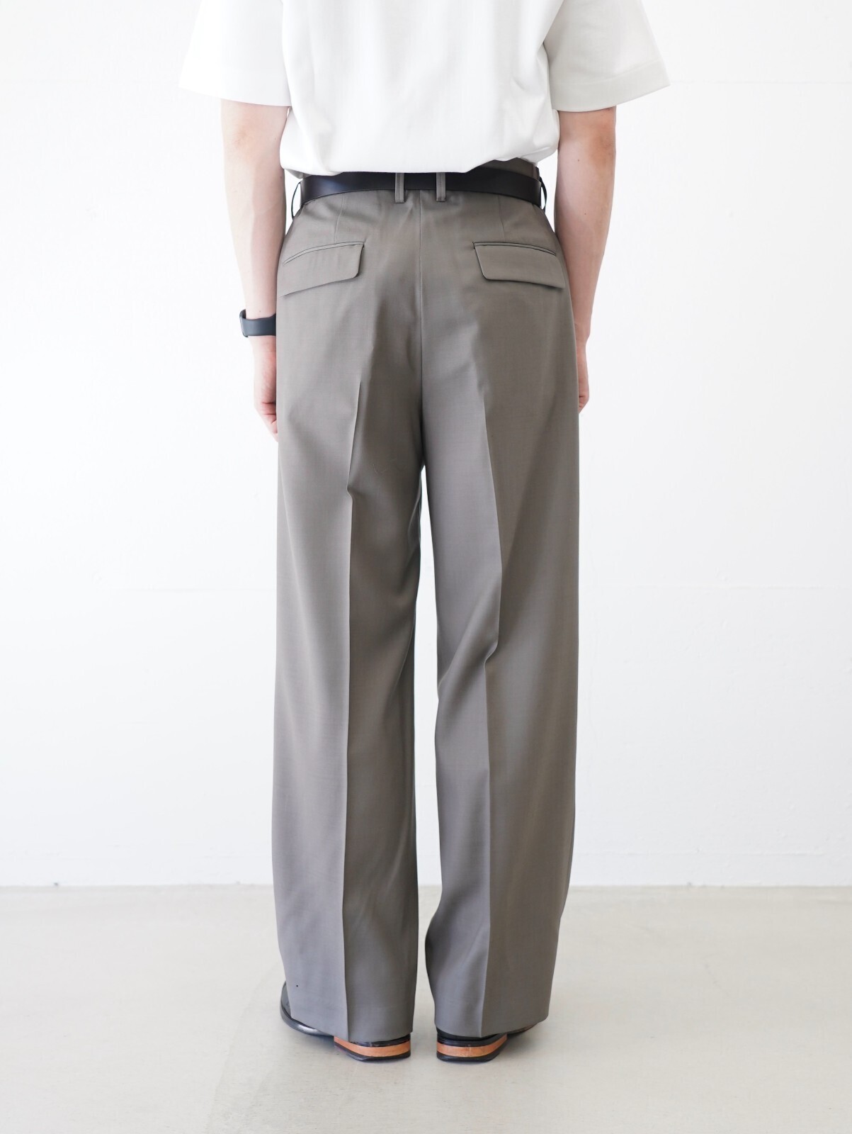 IRENISA 男士 TWO TUCKS WIDE TROUSERS (25AW) 圖片14