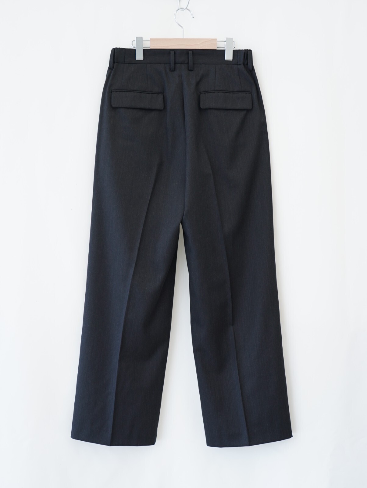 IRENISA MENS TWO TUCKS WIDE TROUSERS (25AW) IMAGE7
